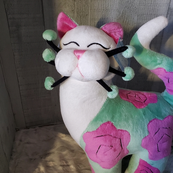 Amy Lacombe WhimsyClay Plush Cat Flora NWT - Picture 3 of 8